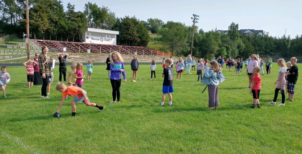 Elementary House Activity at Football Field
