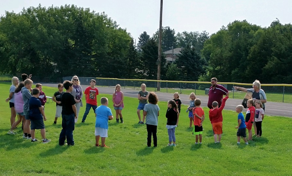 Elementary House Activity at Football Field