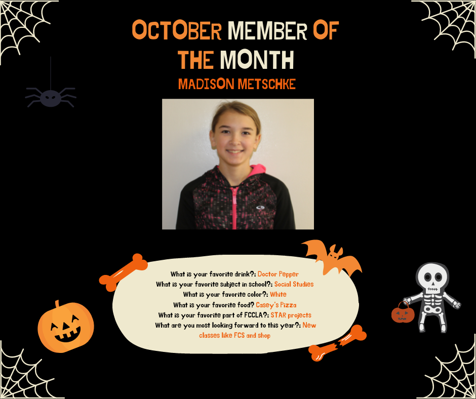 October member of the month