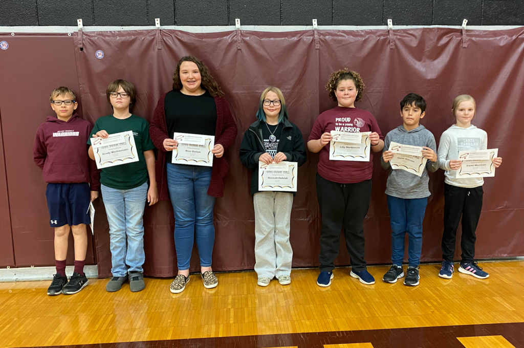 5th grade high honor roll