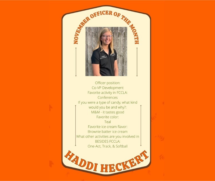 Haddi officer of the month