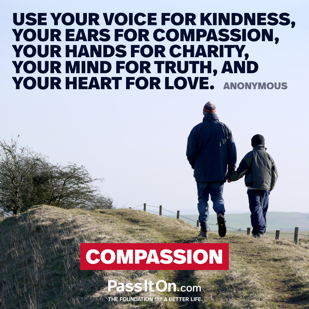 Use your voice for kindness