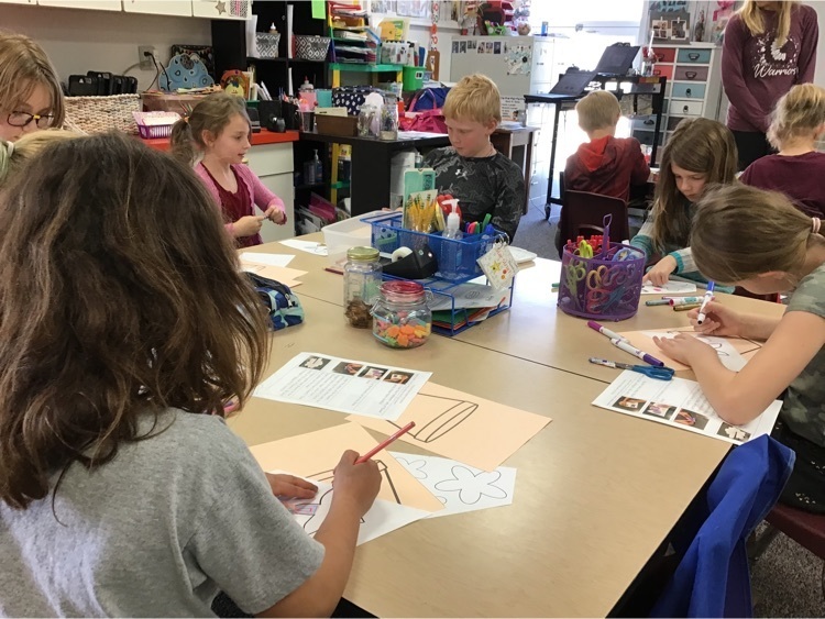 Elementary May Day Flower activity